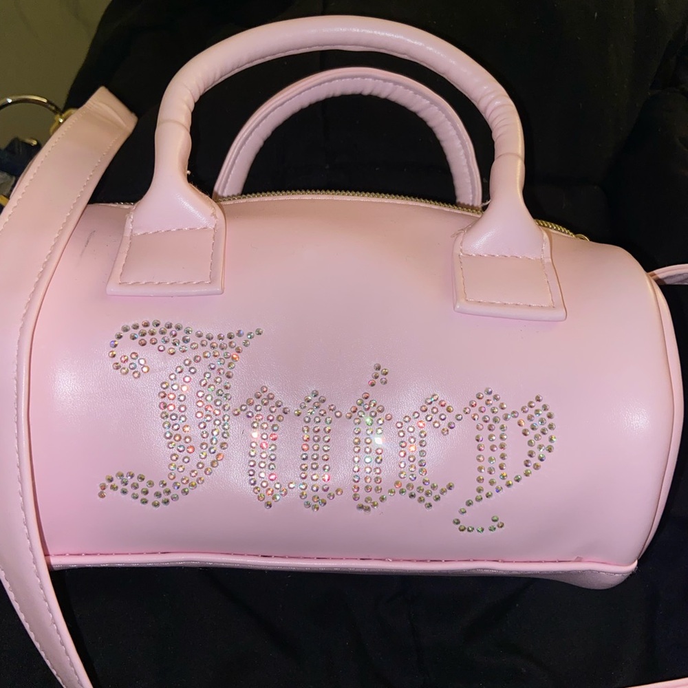 Juicy Couture Light Pink Mini Bag with Rhinestones